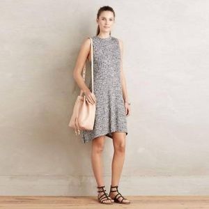 Maeve Anthropologie Emerson Heather Gray High Neck
Swing Dress